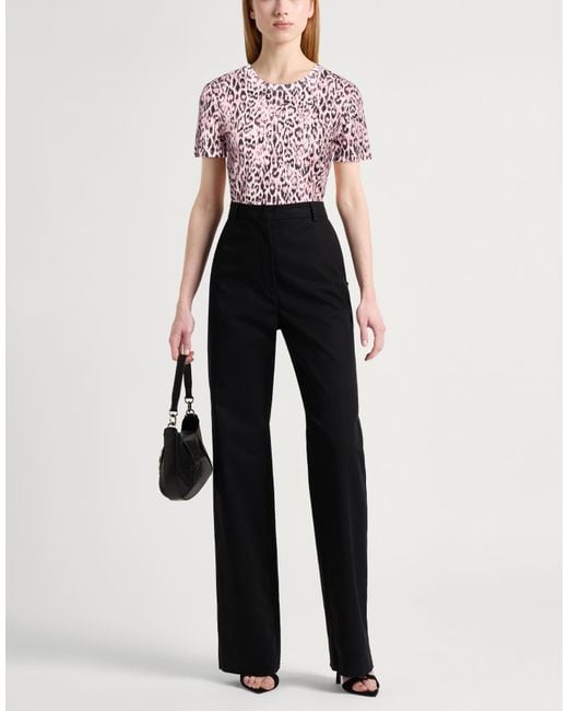 Just Cavalli Pink T-Shirt Cotton, Elastane