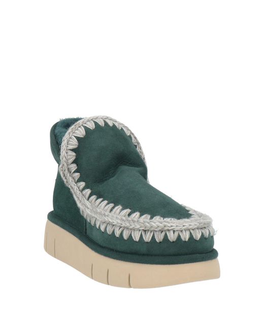 Mou Green Ankle Boots
