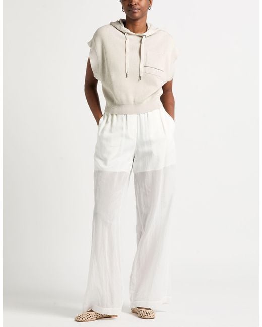 Brunello Cucinelli White Pants