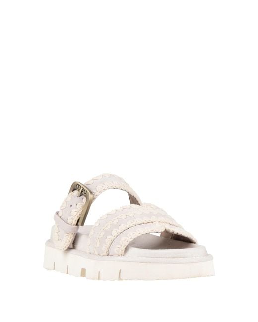 Mou Natural Sandals