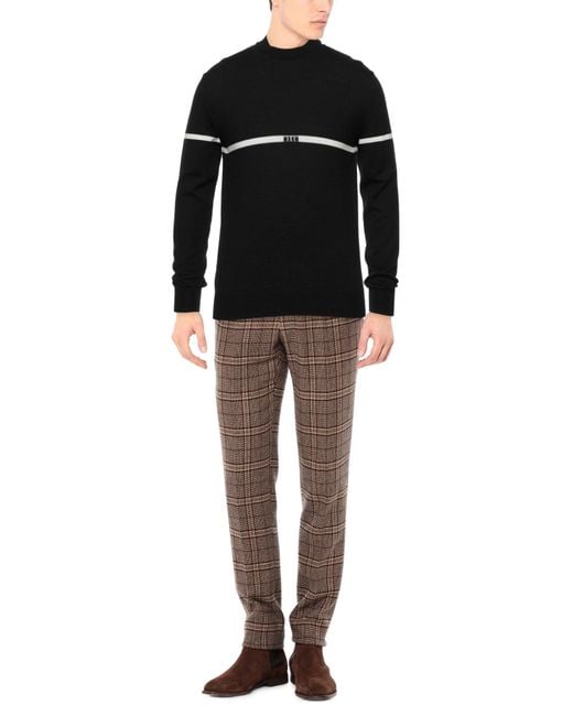 MSGM Black Sweater for men