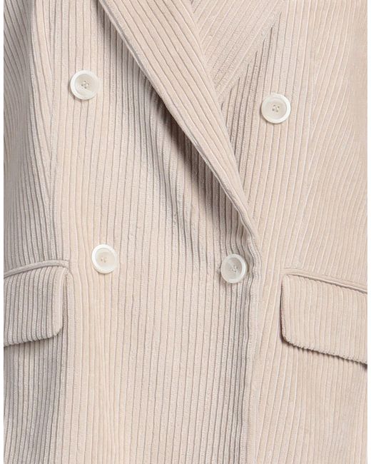 Eleventy Natural Blazer Cotton