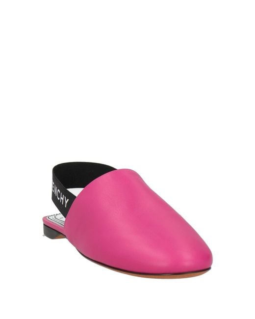 Givenchy Pink Ballet Flats Lambskin