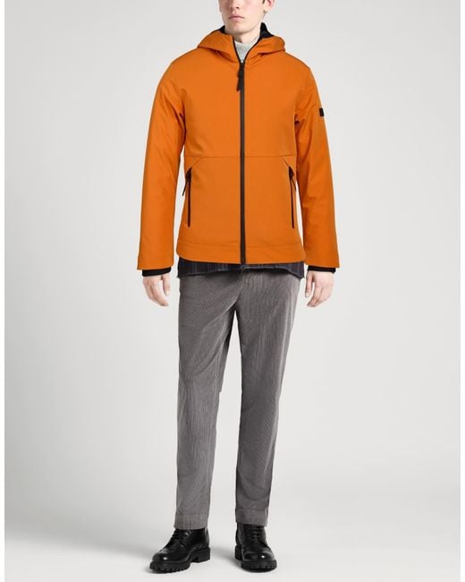 Peuterey Orange Jacket Polyamide, Polyester, Elastane for men