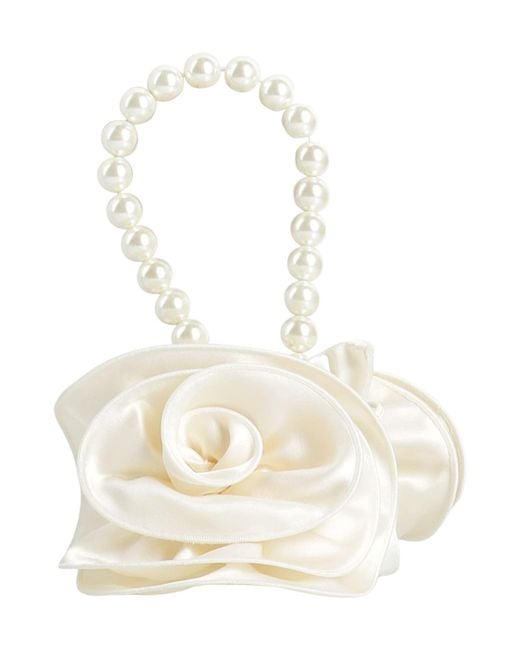 Magda Butrym Natural Ivory Handbag Textile Fibers