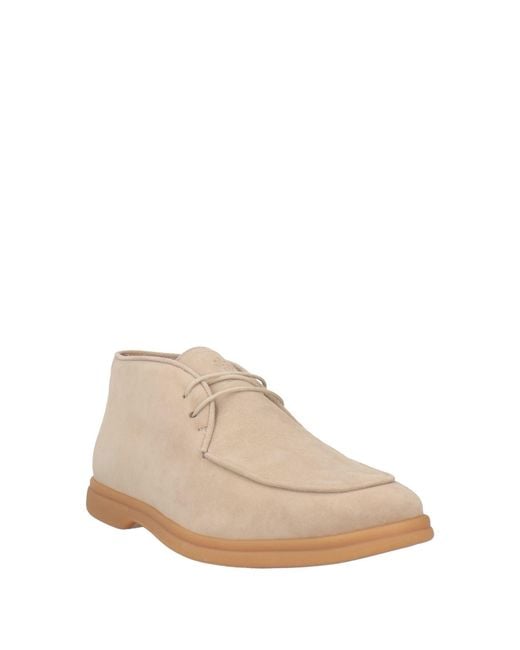 Eleventy Natural Ankle Boots for men