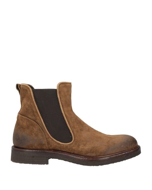 Corvari Brown Ankle Boots Leather for men