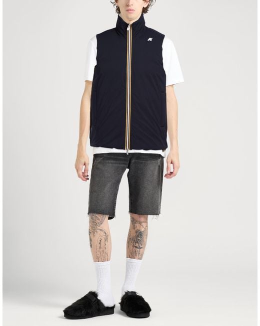 K-Way Blue Vest Polyester for men