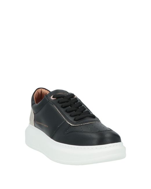 Alexander Smith Black Sneakers Leather