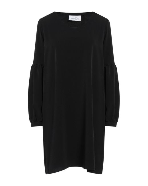 VIRNA DRÒ® Black Mini Dress