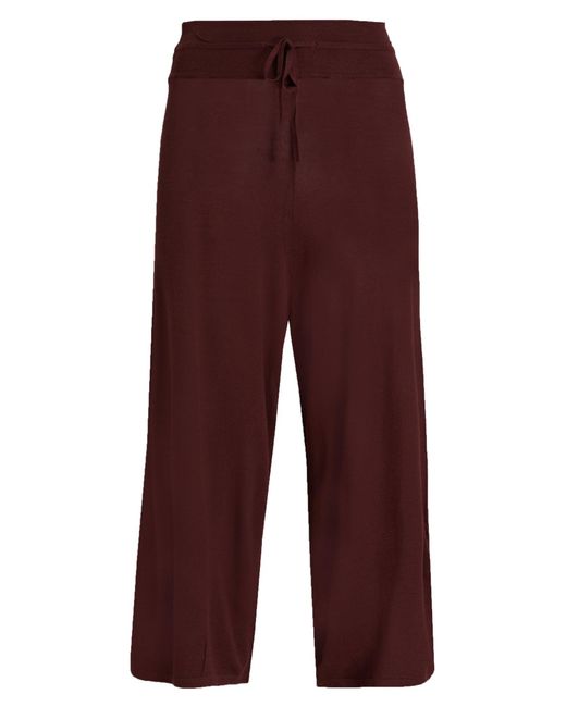 Live The Process Red Cropped Trousers