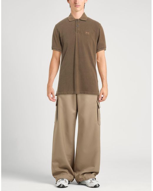 C P Company Brown Polo Shirt for men