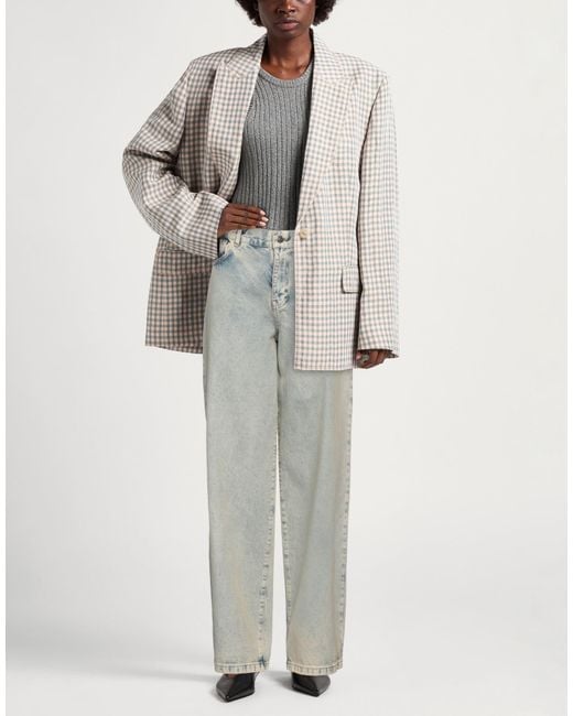 8pm Gray Jeans Cotton