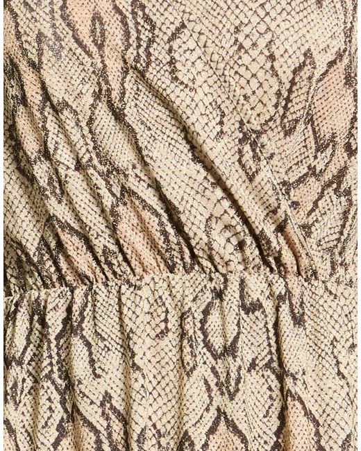 Kontatto Natural Mini Dress Polyester, Polyamide, Elastane