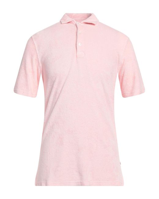 Fedeli Poloshirt in Pink für Herren