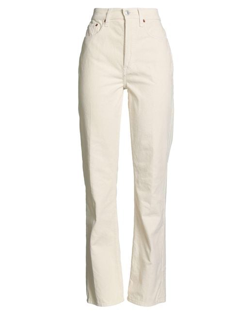 Re/done Natural Pants