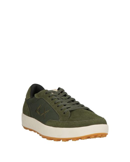 Sun 68 Green Trainers for men