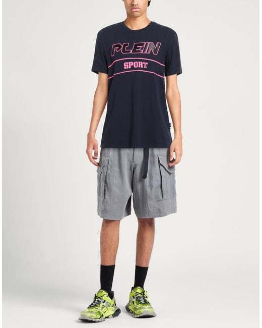 Camiseta Philipp Plein de hombre de color Blue