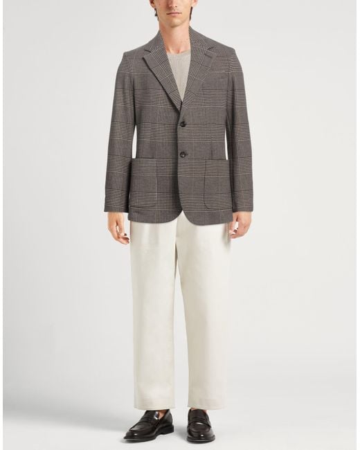 Circolo 1901 Gray Blazer Cotton, Elastane for men