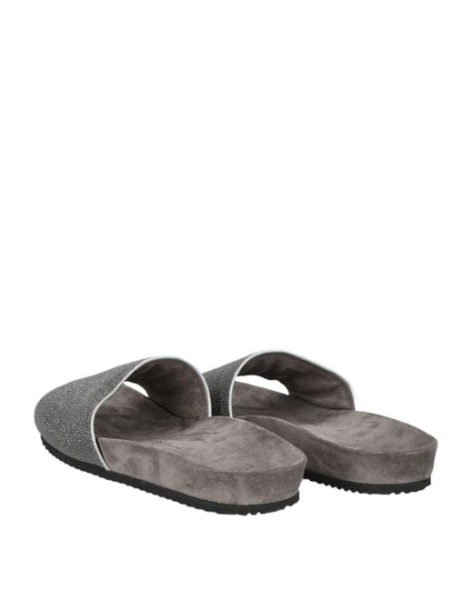 Brunello Cucinelli Gray Sandals