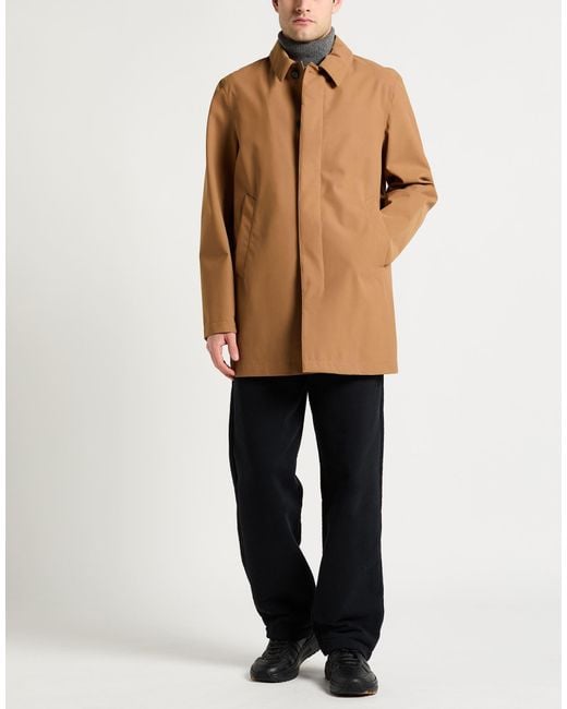Peuterey Brown Overcoat & Trench Coat for men