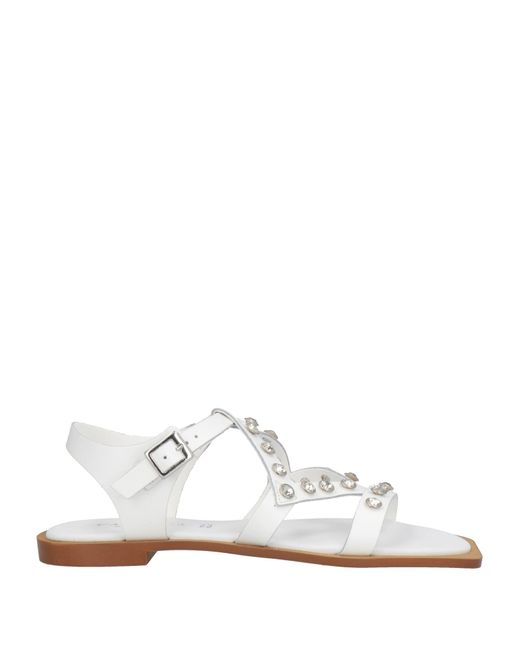 CafeNoir White Sandals
