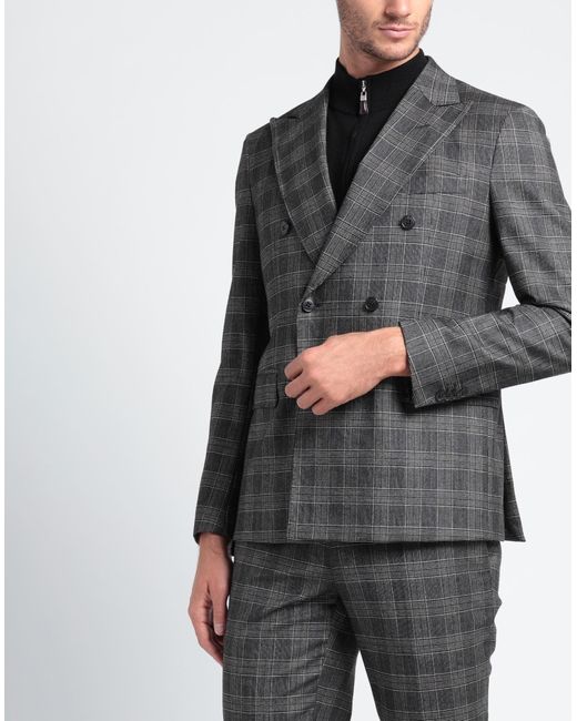 Brian Dales Gray Suit for men