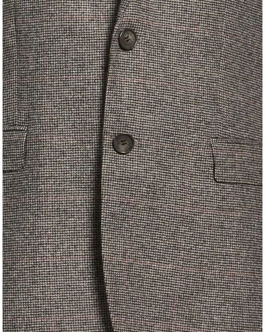 Boss Gray Blazer Virgin Wool, Polyamide for men