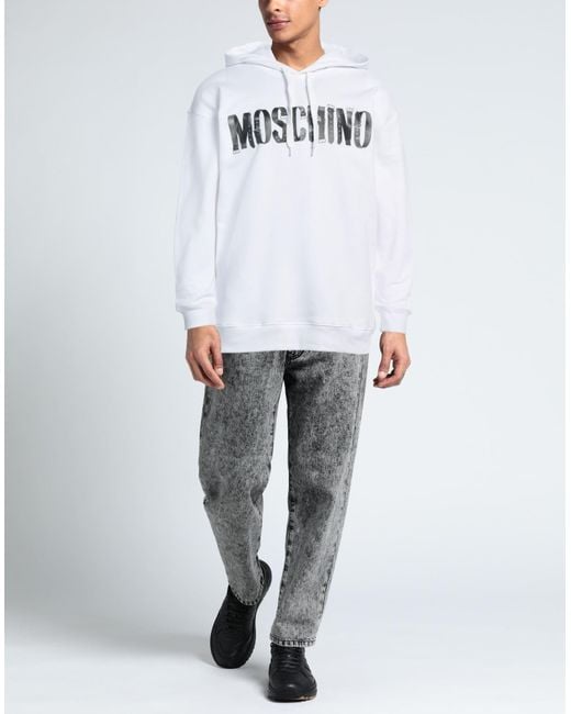 Sudadera Moschino de hombre de color White