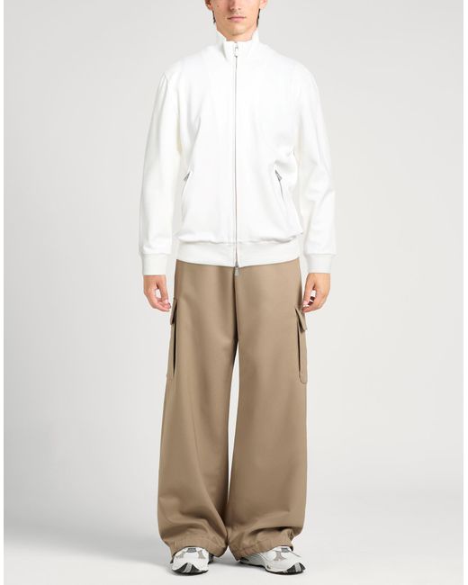 Eleventy White Ivory Sweatshirt Viscose, Polyamide, Elastane, Polyester, Polyurethane for men