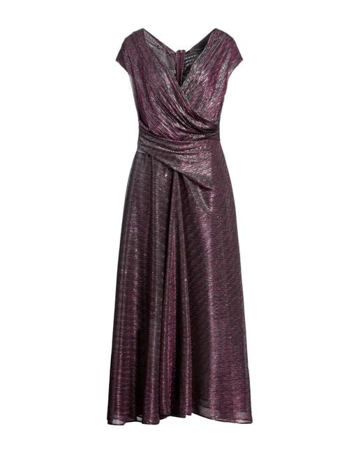 Talbot Runhof Purple Maxi Dress