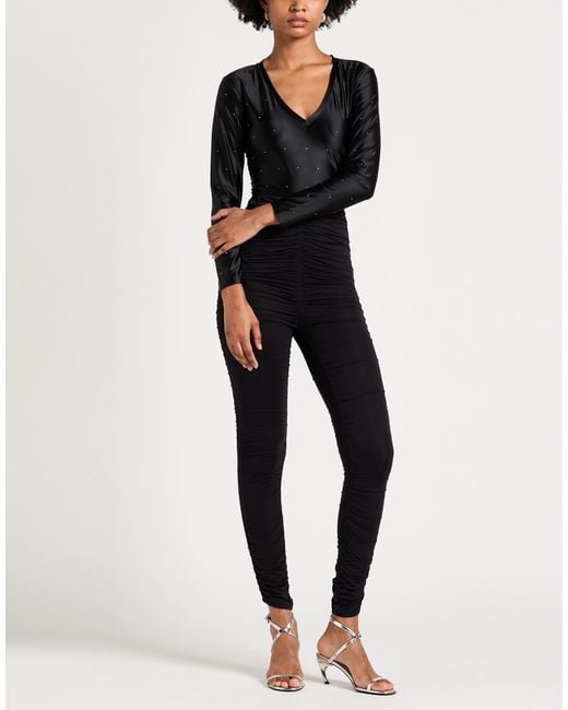 Liu Jo Black Bodysuit Polyamide, Elastane