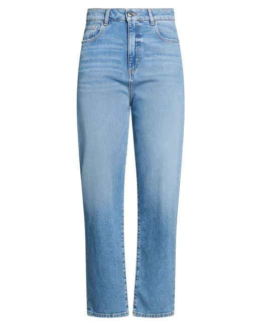 ICON DENIM Blue Jeans Cotton, Elastane
