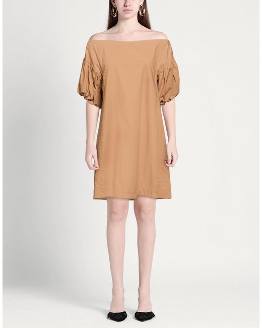 Soallure Natural Mini Dress