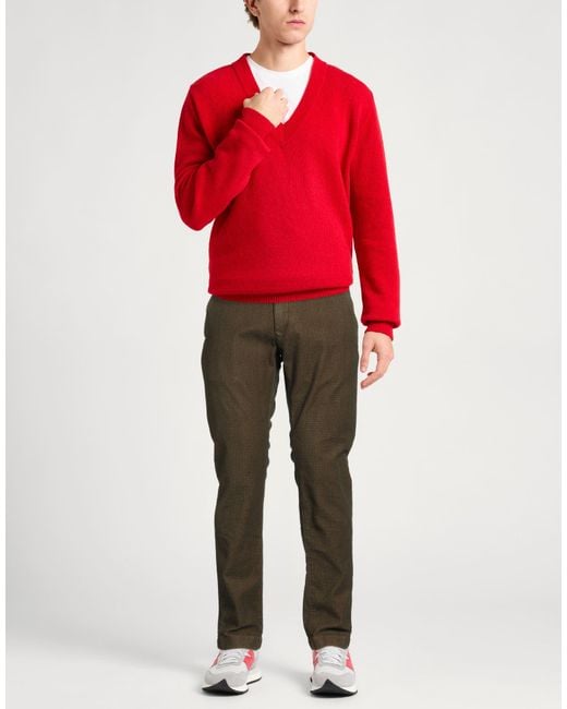 Jacob Cohen Gray Pants Cotton, Elastane for men