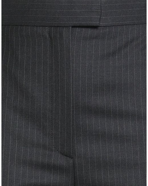 McQueen Black Pants Wool