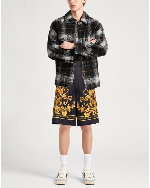 Versace Jeans Couture Yellow Shorts & Bermuda Shorts Viscose for men