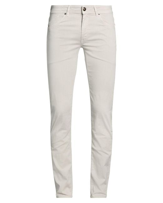 BARMAS Gray Jeans Cotton, Lyocell, Elastane for men
