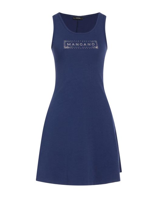 Mangano Blue Mini Dress