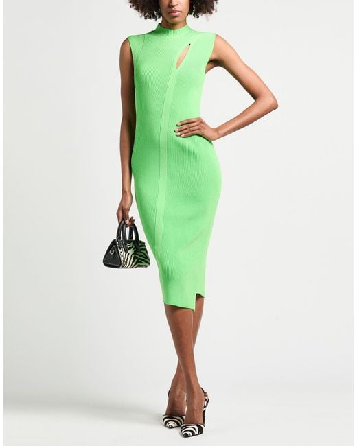 Versace Green Midi Dresses