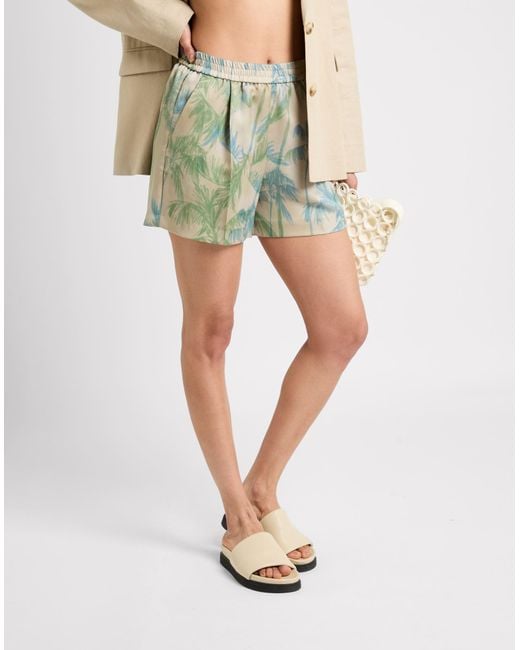 MAX&Co. Green Rupia Shorts & Bermuda Shorts Polyester