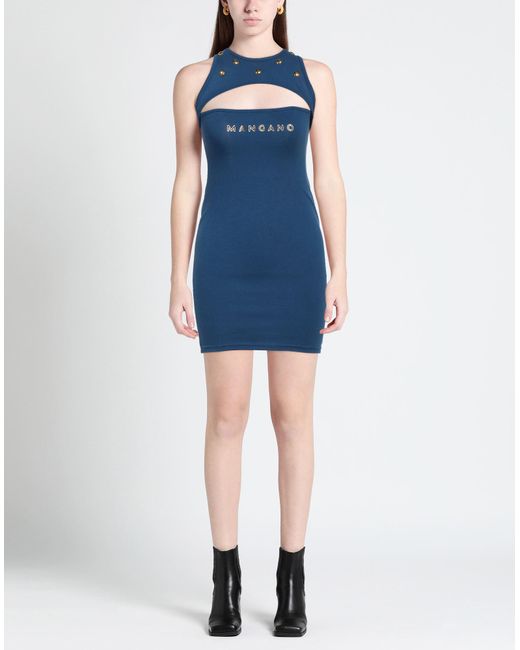 Mangano Blue Mini Dress