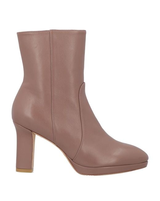Stuart Weitzman Brown Ankle Boots Leather