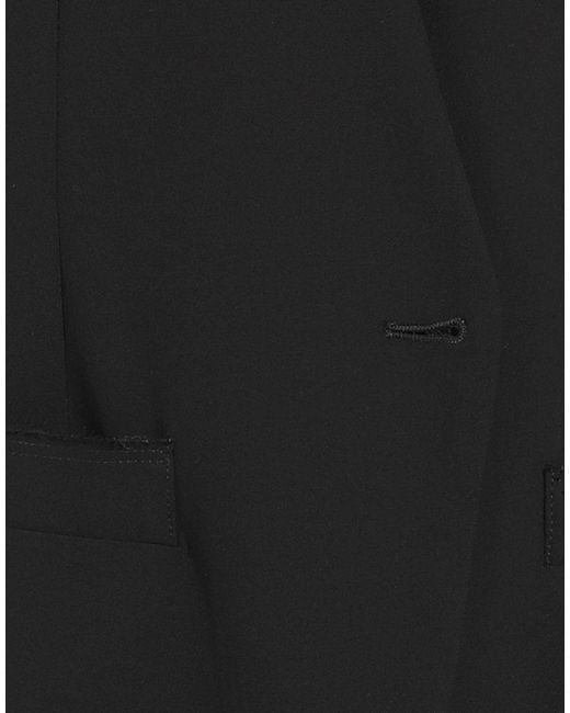 Isabel Benenato Black Tailored Vest Virgin Wool, Viscose, Cupro