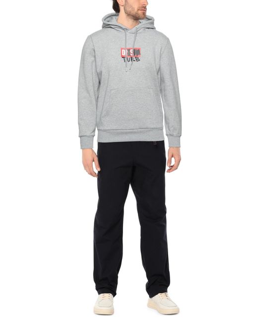 DIESEL Gray Sweatshirt for men