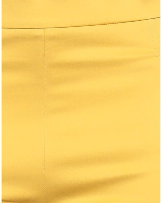 Akris Yellow Pants Cotton, Elastane