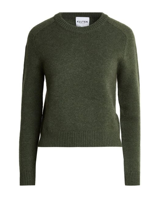 Pullover Kujten de color Green