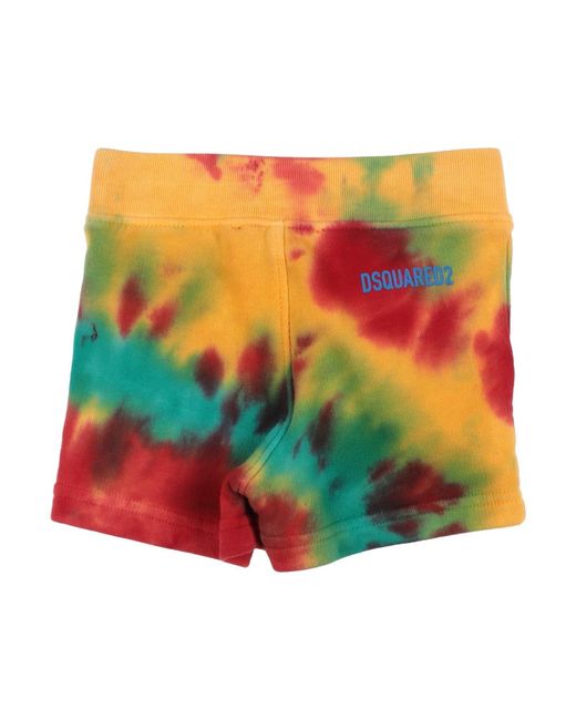 DSquared² Red Shorts & Bermuda Shorts Cotton