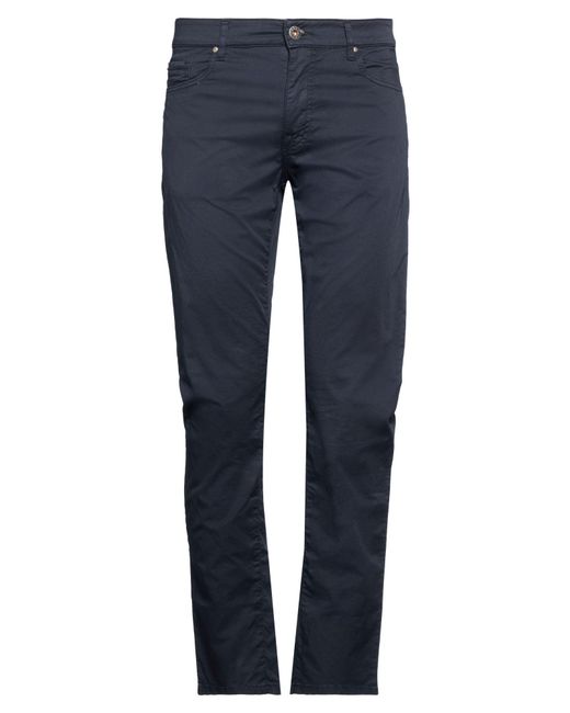 Teleria Zed Blue Pants Cotton, Elastane for men