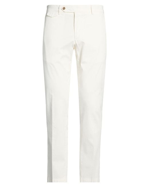 Paoloni White Pants for men